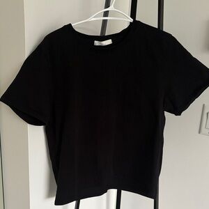 OAK + FORT Black Short Sleeve Tee